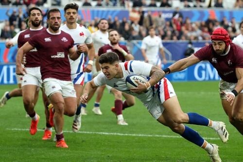 France warm up for All Blacks clash with laboured Georgia win