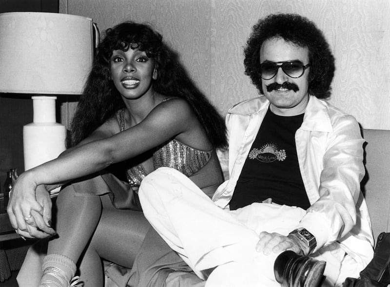 Summer with the producer Giorgio Moroder, one of the co-writers of her 1970s mega-hit Love to Love You Baby. Photograph: Echoes/Redferns