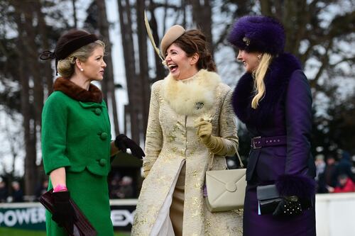 Stylish ladies draw the fair weather racers at Leopardstown