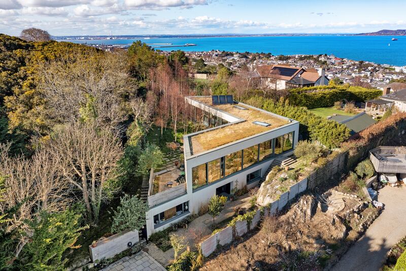 A detached house built into the side of Dalkey Hill at the end of Torca Road was designed by architects Boyd Cody and Andrew Lohan in 2013