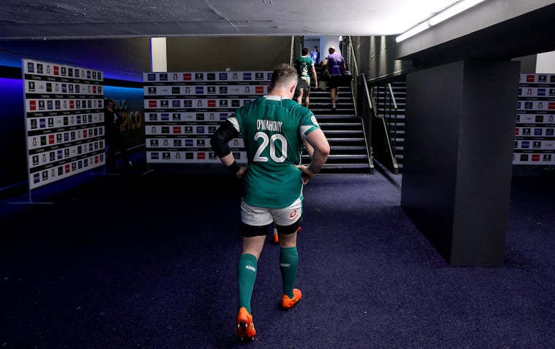 Ireland's Peter O’Mahony after the match. Photograph: Matteo Ciambelli/Inpho