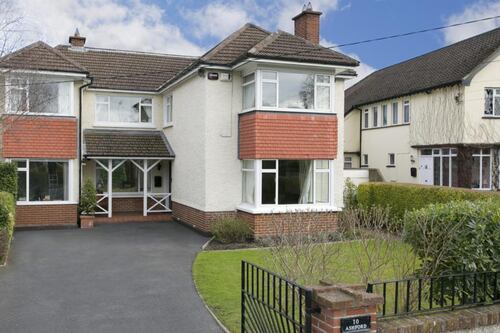 Deceptively spacious Booterstown redbrick for €1.35 million