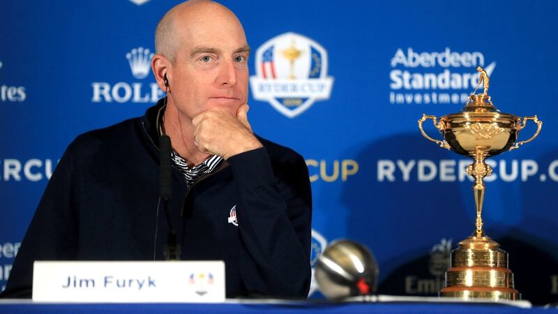 Team USA captain Jim Furyk. Photograph: Adam Davy/PA