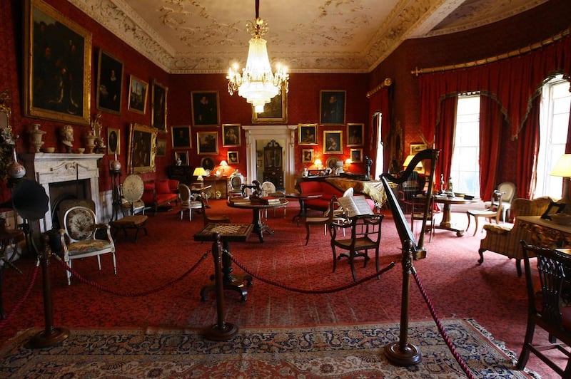 The interior of Newbridge House in Donabate, Co Dublin where women’s suffrage campaigner Frances Power Cobbe grew up. Photograph: Dara MacDónaill/The Irish Times