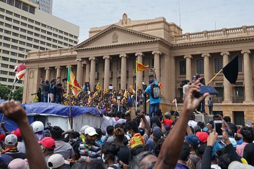 Sri Lankan president agrees to resign amid protests