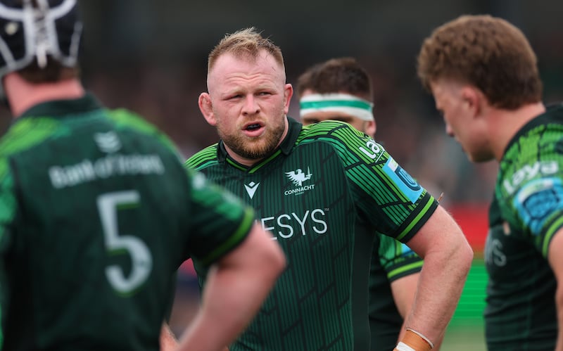 Joe Joyce in action for Connacht in their match against DHL Stormers 
at Dexcom Stadium, Galway. Photograph: James Crombie/Inpho