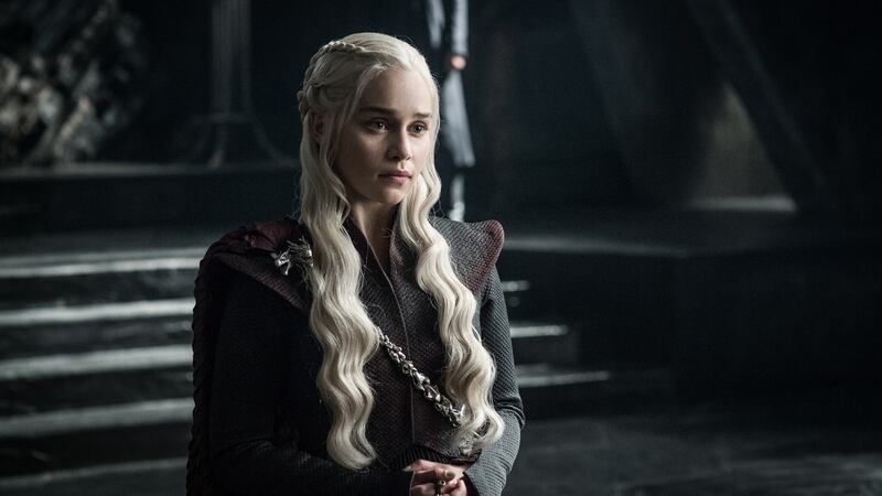 Daenerys Targaryen (Emilia Clarke) in an upcoming season seven episode of HBO’s Game of Thrones