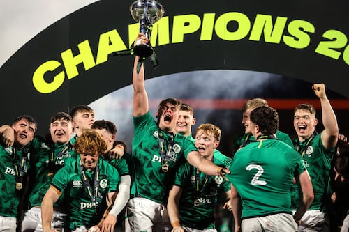 Ireland under-20s complete magic weekend as they secure back-to-back Grand Slams