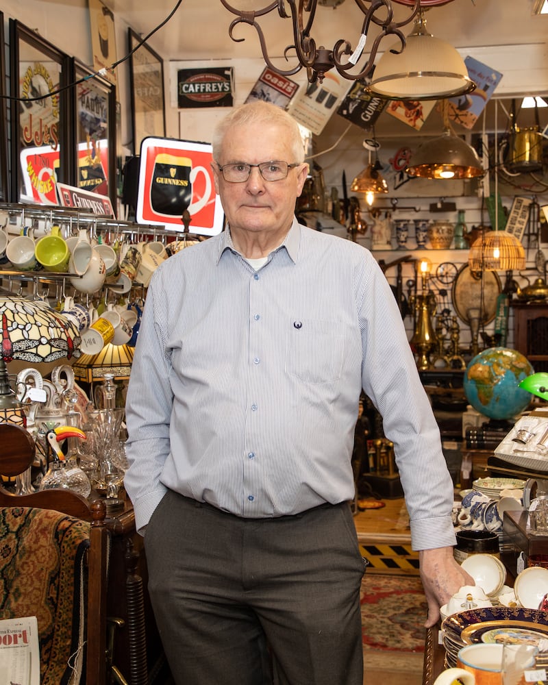 Eamon Whelan of Dunamase Antiques in Portlaoise. Photography: Michael Donnelly