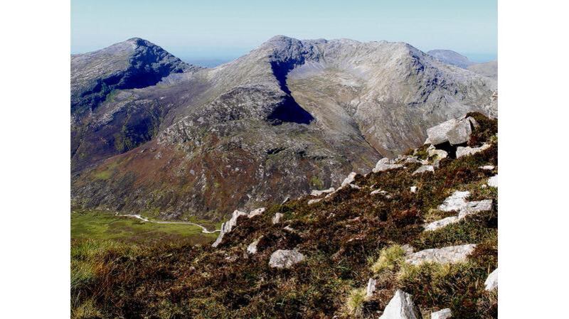 BIG BENS Glengower and Benbreen from Bencorr. Photograph: Tony O'Doherty