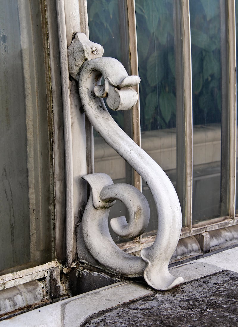 Detail, the Palm House at the Royal Botanic Gardens, Kew