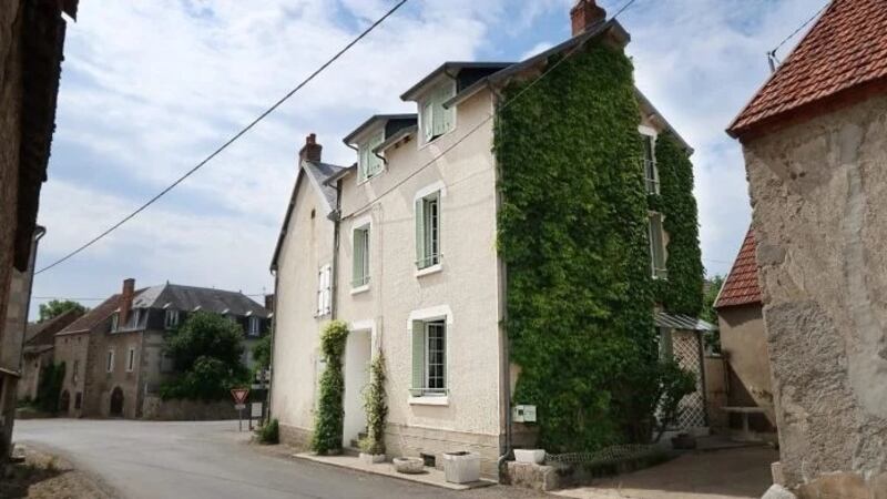 This French property retains much of its rustic charm with exposed beams and old wooden flooring