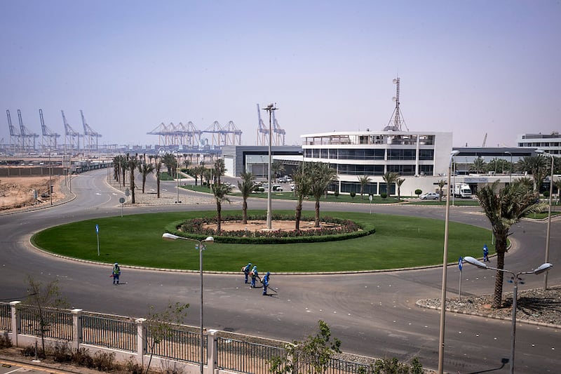 In Jeddah, Saudi Arabia, Astatine provides 100 per cent power to the 650-acre King Abdullah Port. Photograph: David Degner/Getty Images