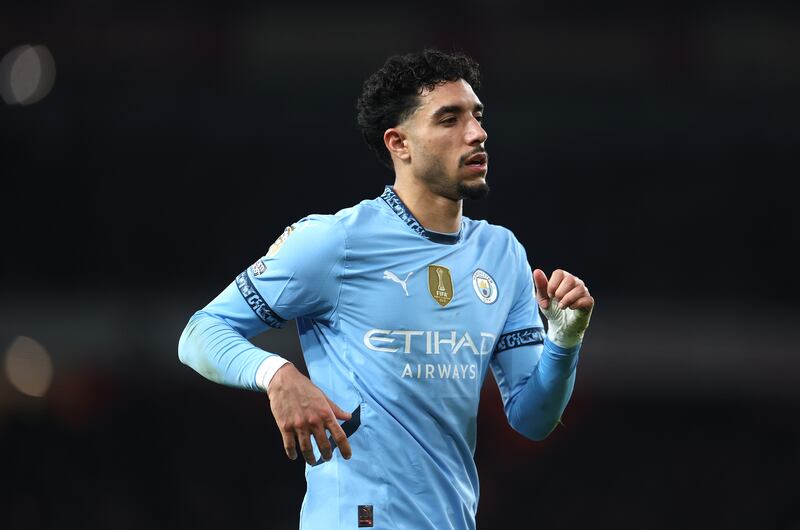 Manchester City signed striker Omar Marmoush from Eintracht Frankfurt. Photograph: Alex Pantling/Getty Images