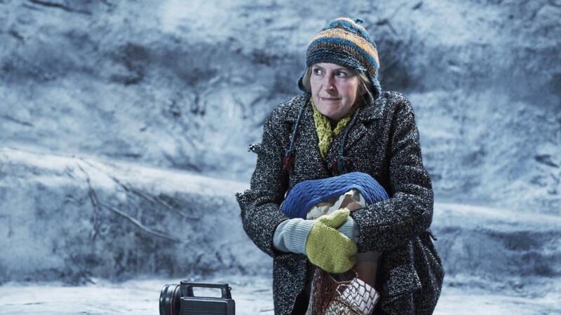 Back at the Abbey: Jane Brennan in Selina Cartmell’s new production of By the Bog of Cats.  Photograph: Ros Kavanagh