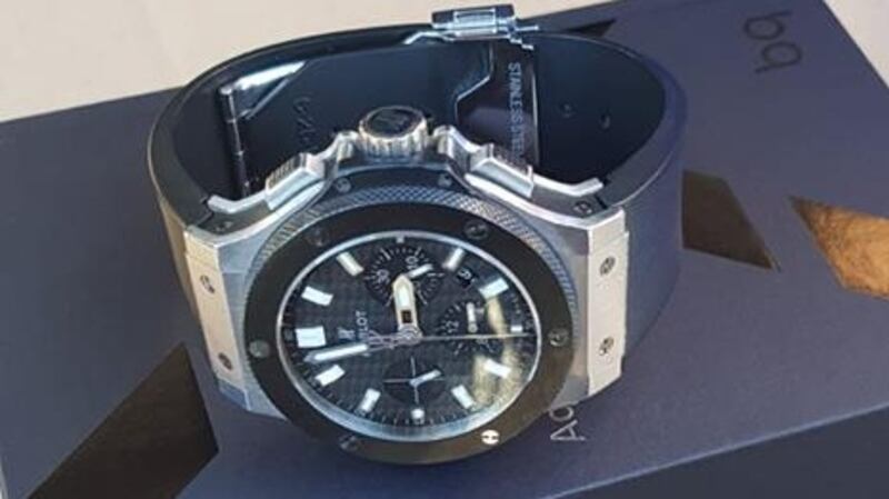 Watch seized by CAB. Photograph: Garda Press