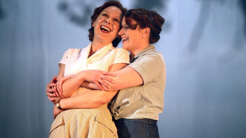 Cathy Belton (Marie) and Niamh McCann (Louise) in The House The Abbey Theatre presentsThe HouseBy Tom MurphyDirected by Annabelle ComynOpening on the Abbey stage Wednesday 13 June – Saturday 14 July Photographer Anthony Woods www.abbeytheatre.ie  For The Ticket