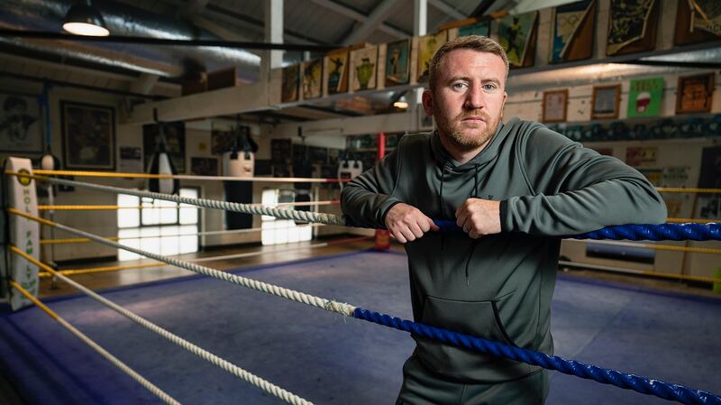 Paddy the Olympian: Paddy Barnes at Holy Family Boxing Club. Photograph: Ross O'Callaghan