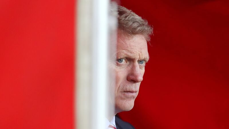 Moyes apologised to BBC reporter Viki Sparks for syaing she “might get a slap”. Photo: Owen Humphreys/PA Wire