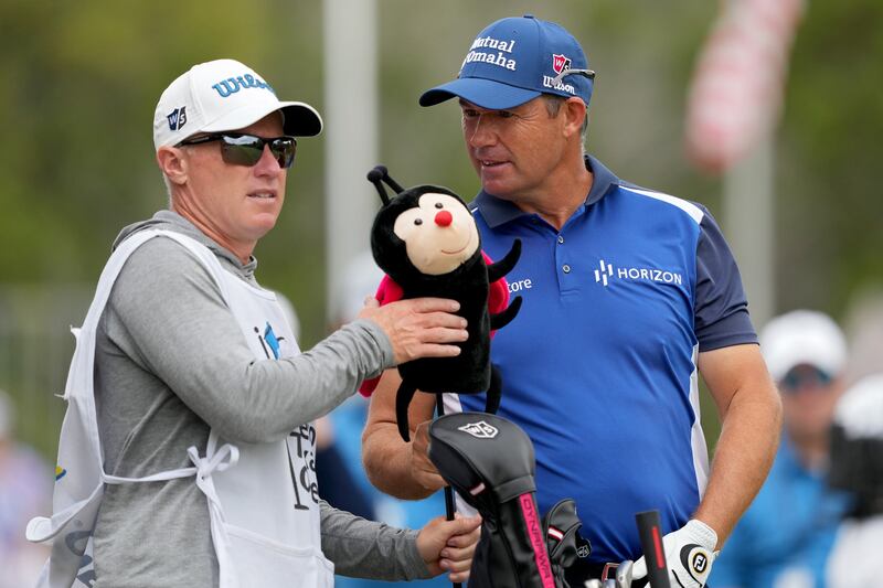 Padraig Harrington: has combined playing on the DP World Tour, the PGA Tour and the Champions Tour (with top-10s on each) during his busy season. Photograph: Mike Mulholland/Getty Images