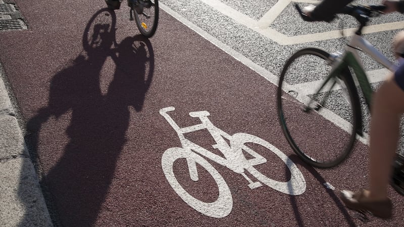 Moving away from car dependency is vital for road safety. Photograph: Getty