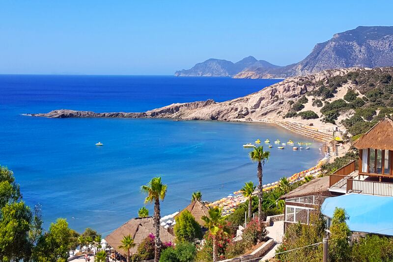 A beach in Kos, Greece. Photograph: iStock