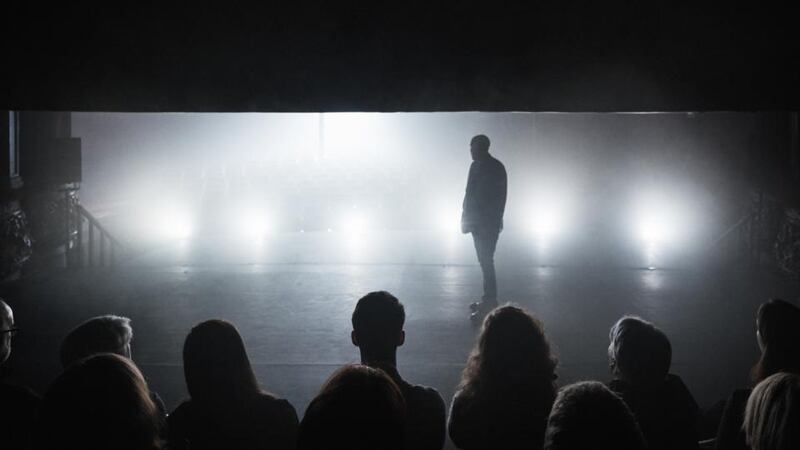 How It Is: Conor Lovett in Gare St Lazare Ireland’s production of the first part of Samuel Beckett’s three-part novel