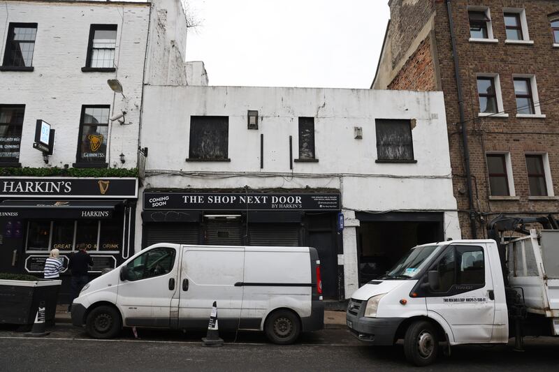 The former newsagents on Echlin Street has been sold to Stephen Harkin, who owns the pub next door. Photo: Bryan O’Brien