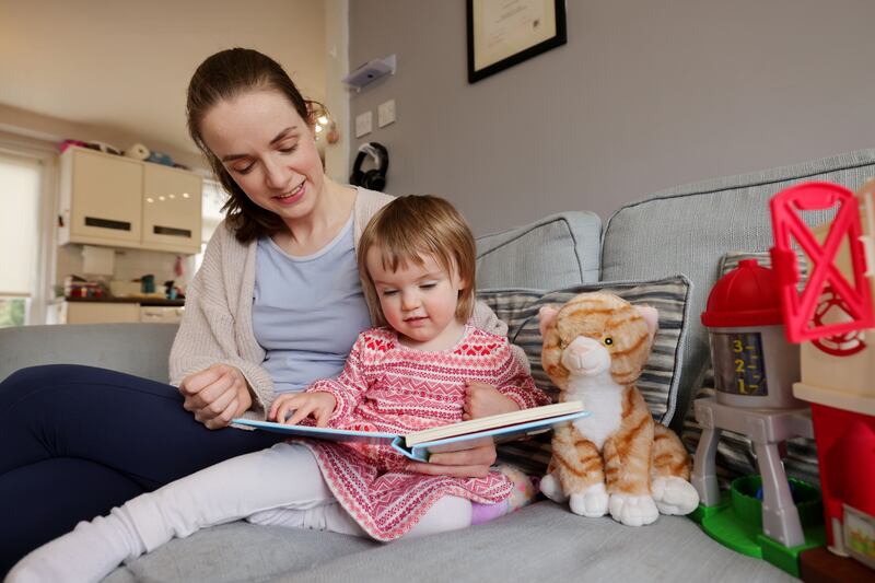 Siobhán Singleton, pictured with Molly, fears the safety nets 'are completely gone'. Photograph: Alan Betson