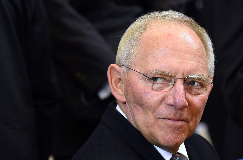 German Finance Minister Wolfgang Schäuble. File photograph: Getty Images