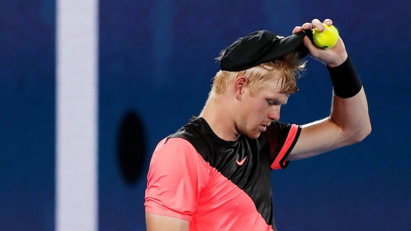 Kyle Edmund’s Australian Open challenge was brough to an abrupt halt by Marin Cilic. Photograph: Issei Kato/Reuters