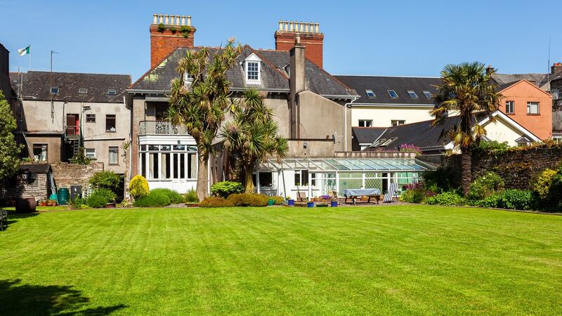 View of the house from the garden