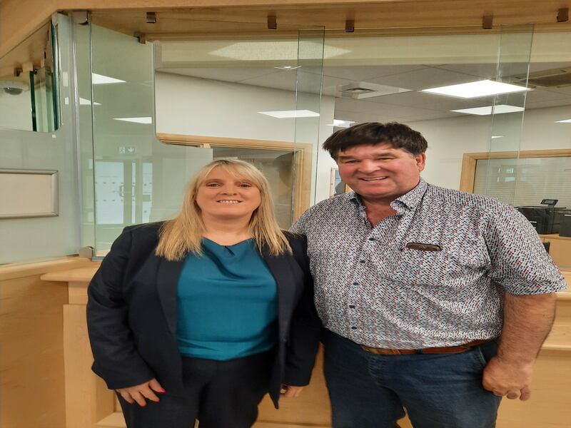 Angela Healy and Sean Coleman pictured at Blackpool Credit Union in Cork