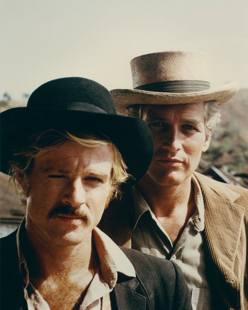 Butch Cassidy and the Sundance Kid: Robert Redford with Paul Newman. Photograph: Silver Screen/Getty