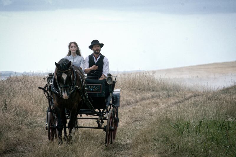 Death and Nightingales: Beth Winters (Ann Skelly) and Liam Ward (Jamie Dornan). Photograph: Teddy Cavendish