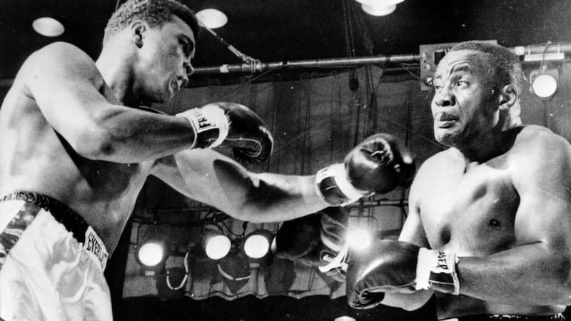 Muhammad Ali introduced himself to the planet by beating Sonny Liston 50 years ago today. Photograph: Popperfoto/Getty Images