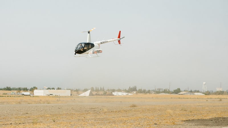 In California, a new flying ambulance service will use small helicopters outfitted with tech that could eventually let them fly without pilots. Photograph: Jason Henry/The New York Times