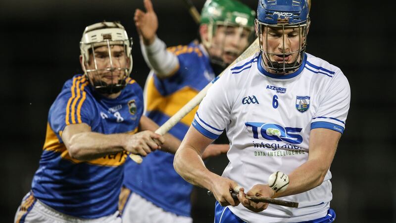 Waterford’s Austin Gleeson (right) has been beset with injury since the start of the year. Photograph: Cathal Noonan/Inpho