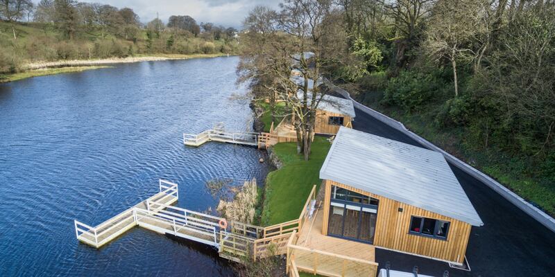 Killyhevlin Lakeside Lodges. Courtesy of Killyhevlin Lakeside Cottages