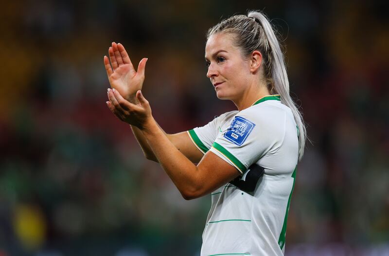 The Republic of Ireland's Lily Agg. Photograph: Ryan Byrne/Inpho