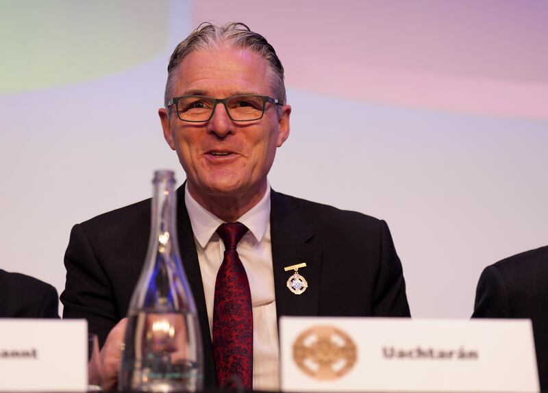 Jarlath Burns at GAA Special Congress. Photograph: James Lawlor/Inpho

