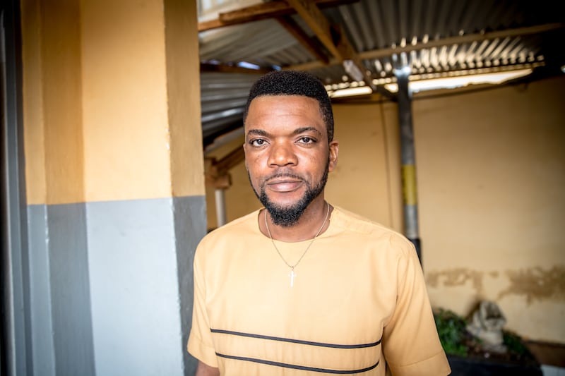 Acting medical superintendent Dr Jusu Mattia in the Sierra Leone Psychiatric Hospital in Kissy, eastern Freetown. Photograph: Sally Hayden