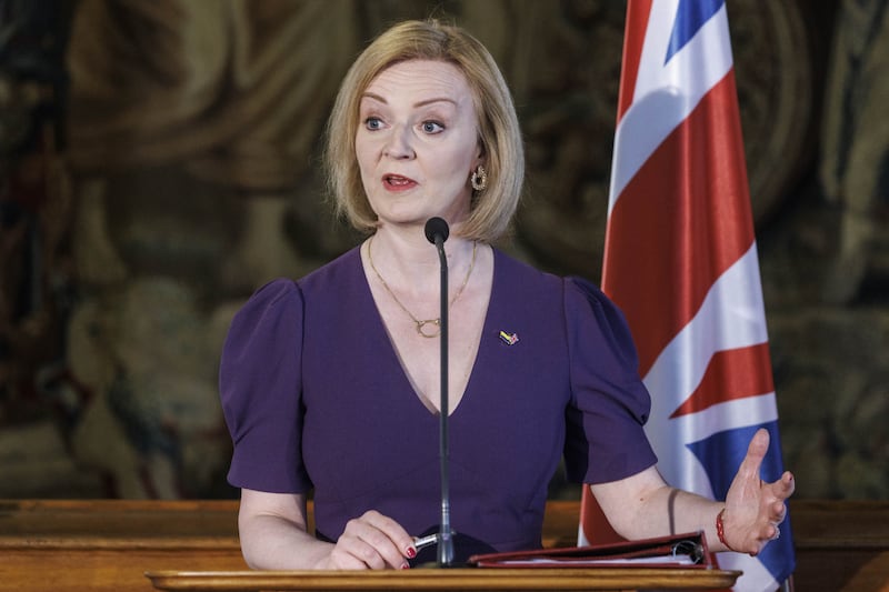 UK foreign secretary Liz Truss.