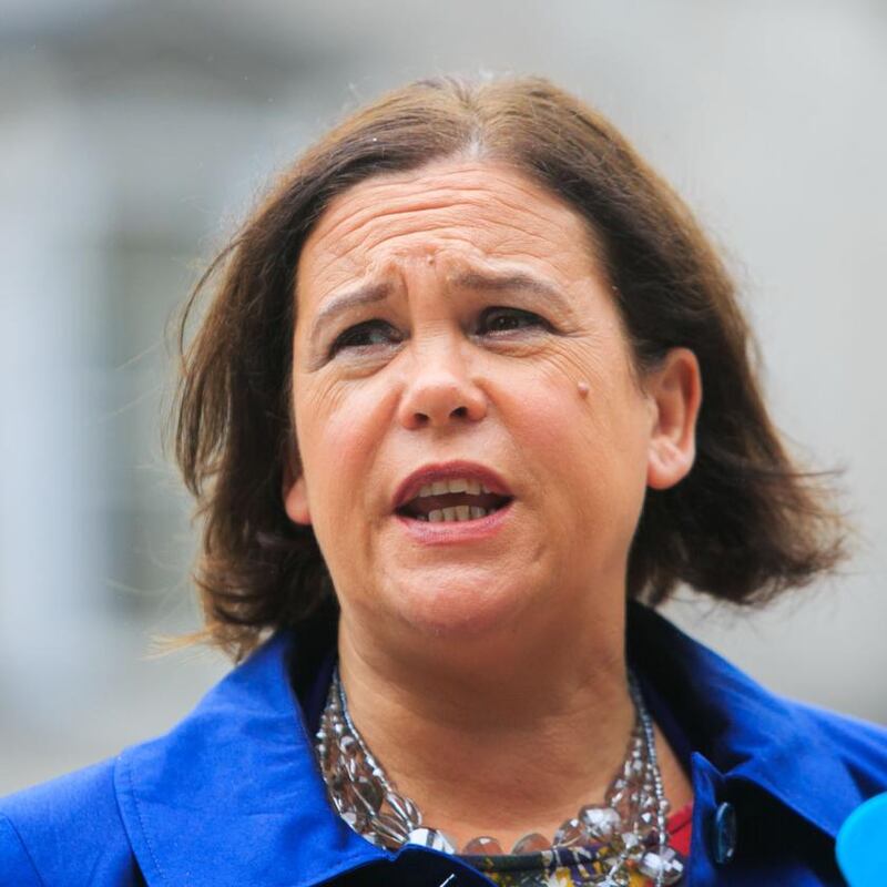 Sinn Féin president Mary Lou McDonald will discuss her thoughts on a united Ireland. Photograph: Gareth Chaney/Collins