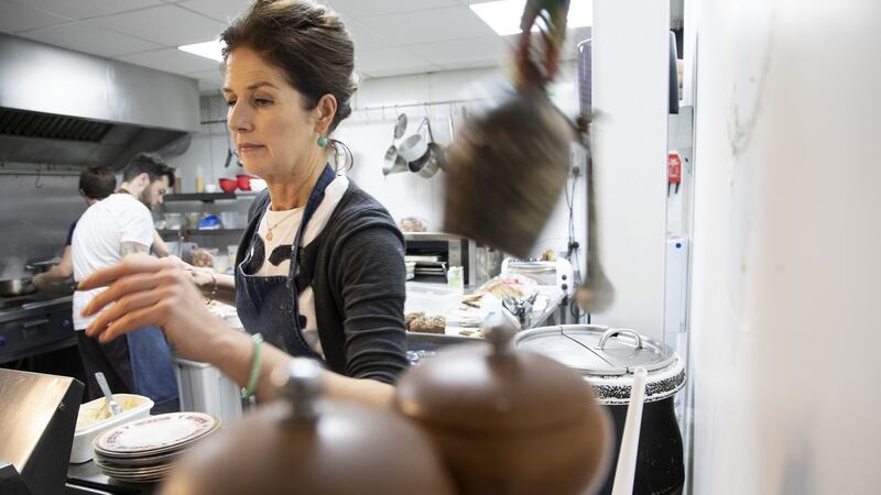 Susan O’Sullivan in the kitchen at Farmhouse Cafe