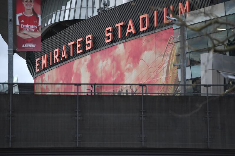 Arsenal take on Bayern Munich at the Emirates Stadium on Tuesday evening. Photograph: Vincent Mignott/EPA