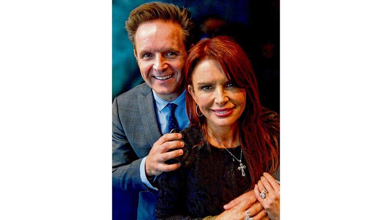 Mark Burnett and Roma Downey. Photograph: Chris Maddaloni