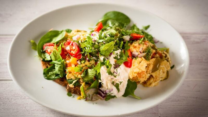 Turkish eggs Menemen from Brother Hubbard and Sister Sadie