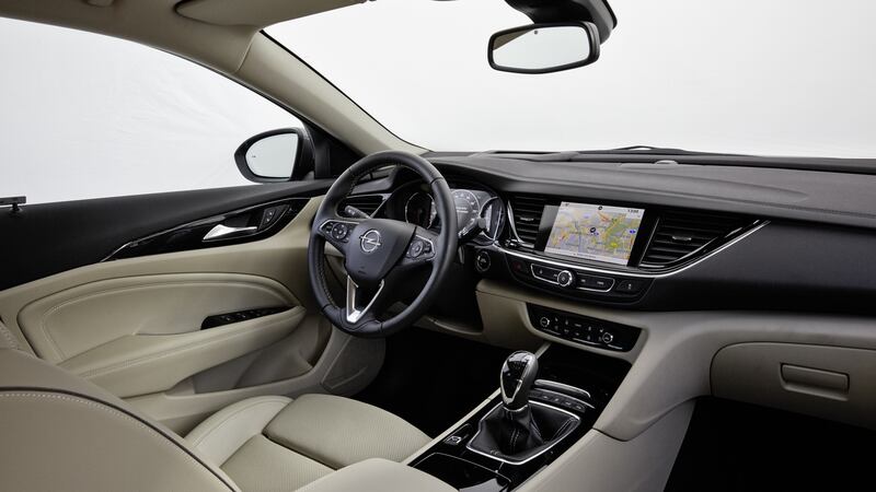 The new Opel Insignia’s cabin is a lot more refined and with far fewer buttons