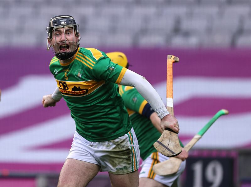 AIB GAA Hurling All-Ireland Senior Club Championship Semi-Final, Croke Park, Dublin 18/12/2022
St. Thomas vs Dunloy Cuchullains
Dunloy Cuchullains' Ryan McGarry celebrates the final whistle
Mandatory Credit ©INPHO/Tom Maher 